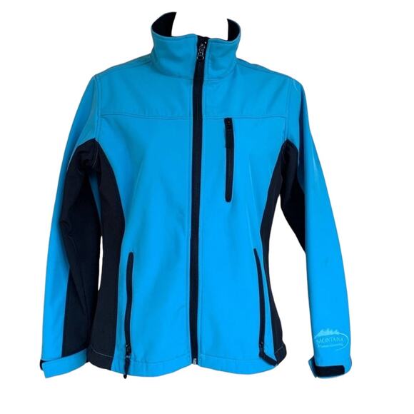 Montana Mountaineering Soft Shell Jacket Women XS Windbreaker Sporty Athletic - Picture 1 of 8